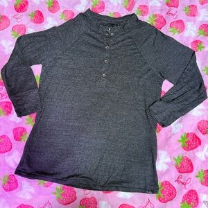 Prana Cozy Up Henley – Relaxed Baseball-Style Top, Women’s small